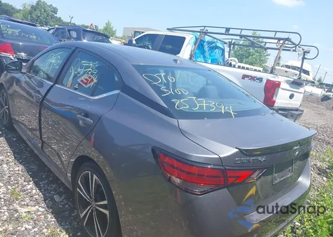 2021 Nissan Sentra Sr Xtronic Cvt z USA, uszkodzony, nr VIN 3N1AB8DV8MY280767